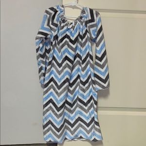 Lolly wolly chevron minky fleece dress 8